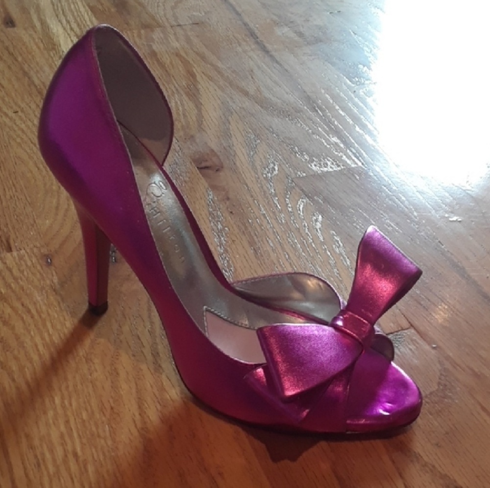 Paris Hilton Pink Bow Shoes